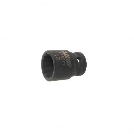 Головка торцевая ударная 12-гранная 1/2" х 21мм, длина 38мм JTC /1/25 JTC-443921 - 1