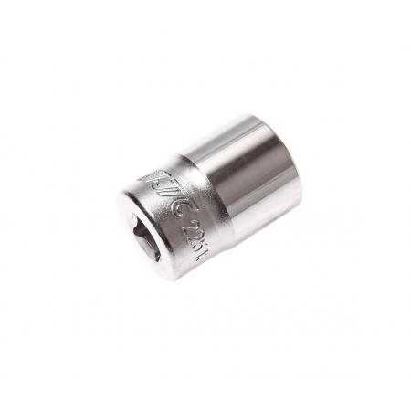 Головка торцевая 6-гранная 1/4" х 13мм, длина 25мм JTC /1/20/500 JTC-22513 - 1