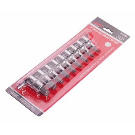 Набор насадок HEX 1/2" H4-H14 9 предметов JTC /1 JTC-H409H - 1