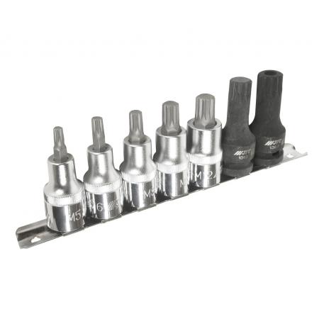 Набор насадок SPLINE 1/2" M5-M14, M16H 7 предметов JTC /1 JTC-H407M - 1