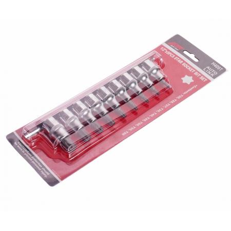 Набор насадок TORX 1/2" T20-T60 9 предметов JTC /1 JTC-H409T - 1