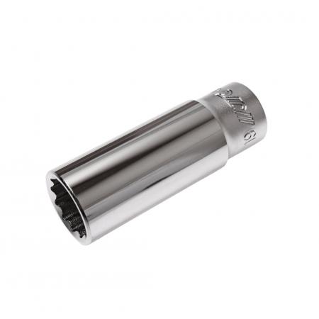 Головка торцевая глубокая 12-гранная 1/2" х 19мм, длина 76мм JTC /1/10/100 JTC-47719 - 1