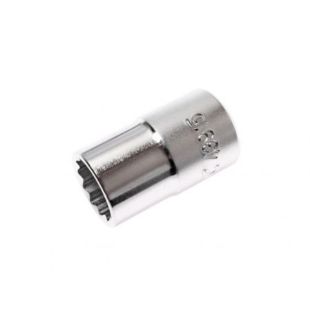 Головка торцевая 12-гранная 1/2" х 15мм, длина 38мм JTC /1/10/200 JTC-43915 - 1