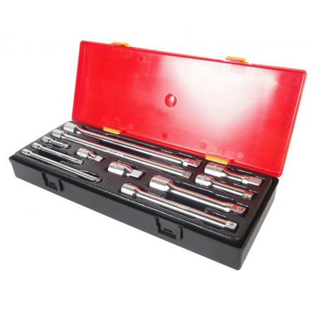 Набор удлинителей 1/4", 3/8", 1/2" (в кейсе) 11 предметов JTC /1 JTC-K1111 - 1