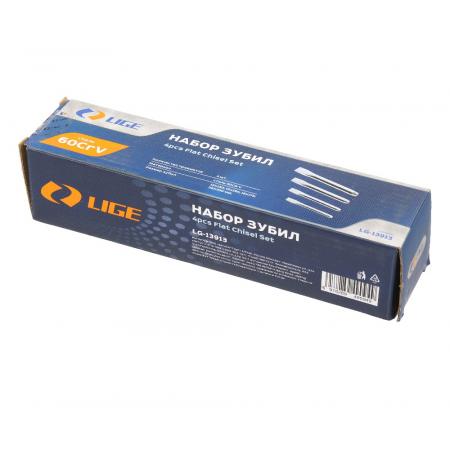 Набор зубил 4пр., (12x130; 15x150; 18x175;26x200мм) LG-13913 LIGE - 1