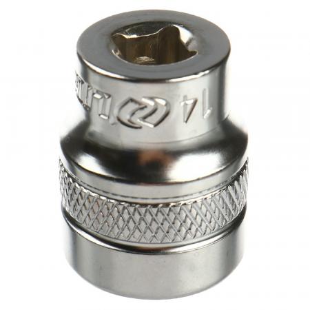 Головка торцевая 14мм 1/4" 6-гранная L-25мм LG-22114 LIGE - 1