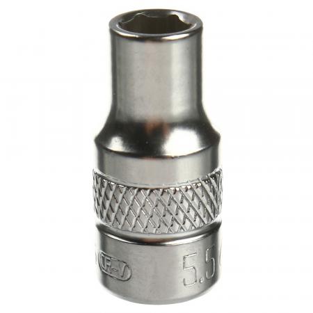 Головка торцевая  5.5мм 1/4" 6-гранная L-25мм LG-22155 LIGE - 1