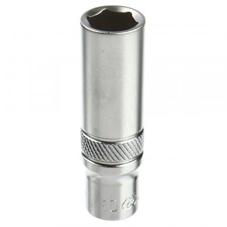 Головка торцевая 10мм 1/4" 6-гранная глубокая L-50мм LG-25110 LIGE - 1
