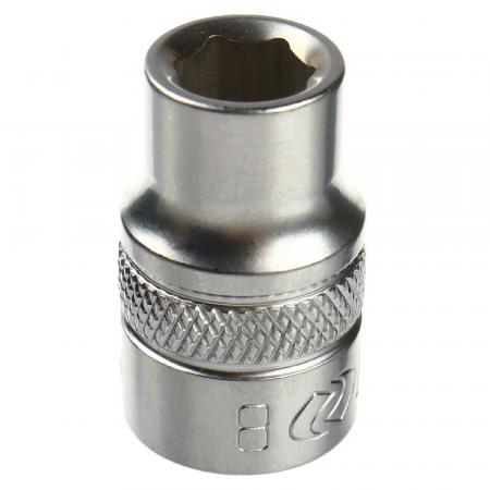 Головка торцевая  8мм 3/8" 6-гранная L-28мм LG-32108 LIGE - 1