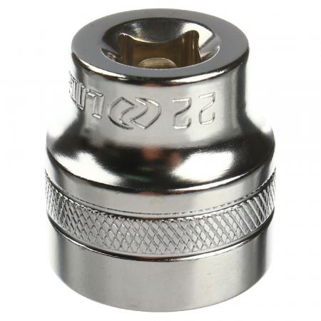 Головка торцевая 22мм 3/8" 6-гранная L-30мм LG-32122 LIGE - 1