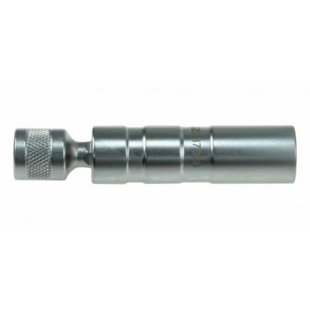 Головка свечная 16мм 3/8" 12-гранная шарнирная с магнитом L-97мм LG-37026 LIGE - 1