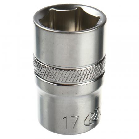 Головка торцевая 17мм 1/2" 6-гранная L-38мм LG-43117 LIGE - 1
