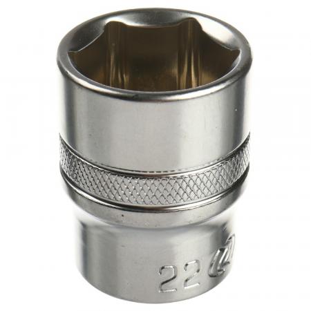 Головка торцевая 22мм 1/2" 6-гранная L-38мм LG-43122 LIGE - 1