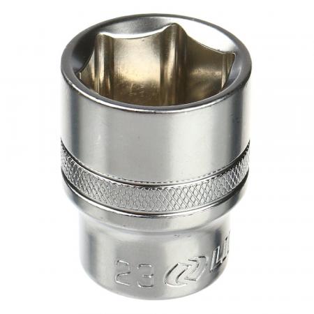 Головка торцевая 23мм 1/2" 6-гранная L-40мм LG-43123 LIGE - 1
