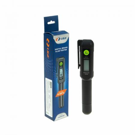 Тестер для тормозной жидкости цифровой (DOT3/DOT4/DOT5.1) (4-30mA, 1-1.5V, 1хААА) LG-94726 LIGE - 1