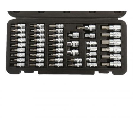 Набор торцевых головок-бит 1/4" 45пр., в кейсе LG-S1008 LIGE - 1