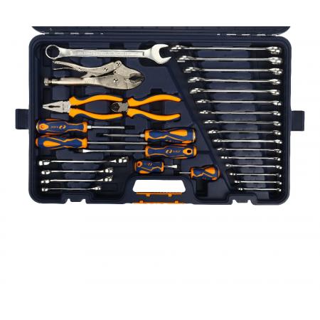 Набор инструмента 1/2"&1/4"&3/8" 6-гранный 144пр., в кейсе LG-S1144 LIGE - 1