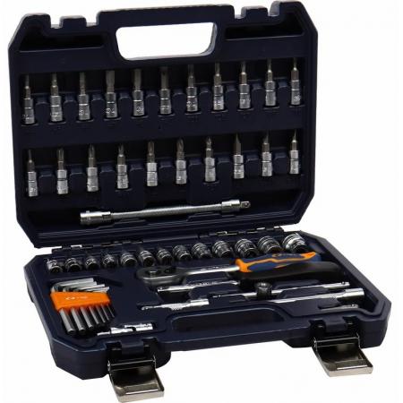 Набор торцевых головок 1/4" 6-гранный 49пр., в кейсе LG-S2049 LIGE - 1