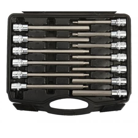 Набор торцевых головок-бит 1/2" (H5,H6,H7,H8,H10,H12,H14,H17,H19) 30пр., в кейсе LG-S4014 LIGE - 1