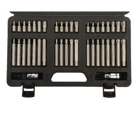 Набор бит 1/2" & 3/8" (H4-H12, M5-M12, T20-T60) 42пр., в кейсе LG-S5001 LIGE - 1