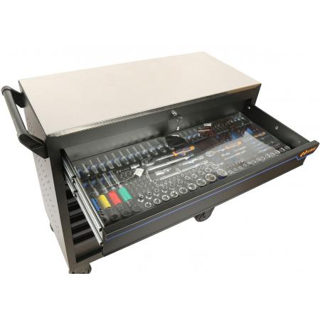 Тележка инструментальная 10 секций с набором инструмента 425пр. LG-S5425 LIGE - 1