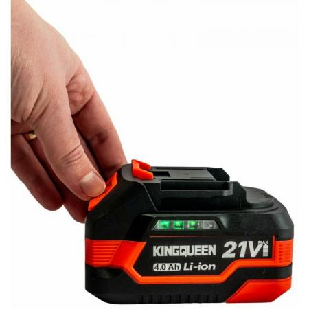 Шуруповерт KINGQUEEN 21В, 180 Нм, бесщеточный, ударный, патрон 13мм, KQ-G21-180D (БЕЗ НДС) - 1