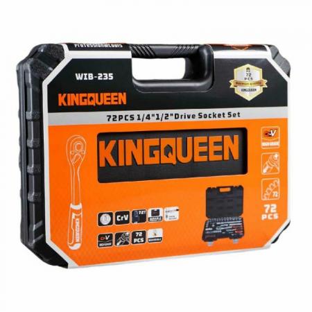 Набор инструментов KINGQUEEN 72 пред, 72 зуба, WIB-235 (БЕЗ НДС) - 1