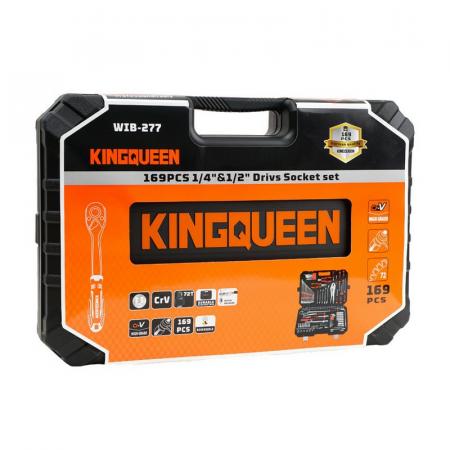 Набор инструментов KINGQUEEN 169 пред, 72 зуба, WIB-277 (БЕЗ НДС) - 1