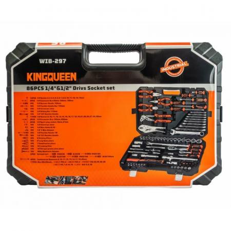 Набор инструментов KINGQUEEN 86 пред, 72 зуба WIB-297 (БЕЗ НДС) - 1