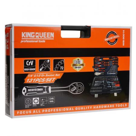 Набор инструментов KINGQUEEN 131 пред, 72 зуба WIB-90014 (БЕЗ НДС) - 1
