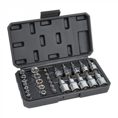 Набор головок Torx 3/8"DR KINGQUEEN 29 пред, WIB-13002 - 1