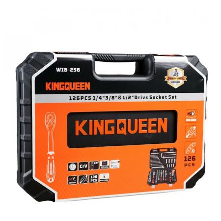 Набор инструментов KINGQUEEN 126 пред, 72 зуба, WIB-256 - 1