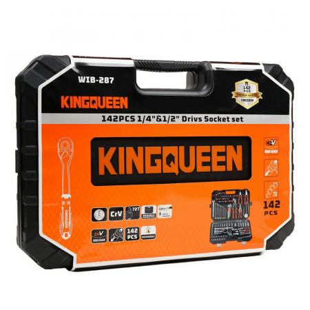 Набор инструментов KINGQUEEN 142 пред, 72 зуба WIB-287 - 1