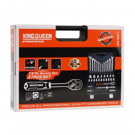 Набор инструментов KINGQUEEN 37 пред, 72 зуба, WIB-60011 - 1