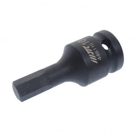 Головка торцевая ударная HEX 1/2" H-10, диаметр 25, длина 60мм JTC, JTC-446110 - 1
