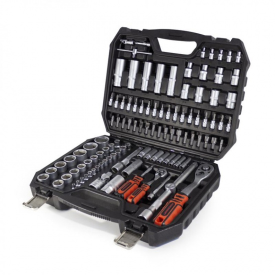 Большое фото товара - FORCEKRAFT Набор инструментов 108пр. Profi 1/2",1/4" (6гр.)(4-32мм) FK-41082-5, 16211. Вариант №1