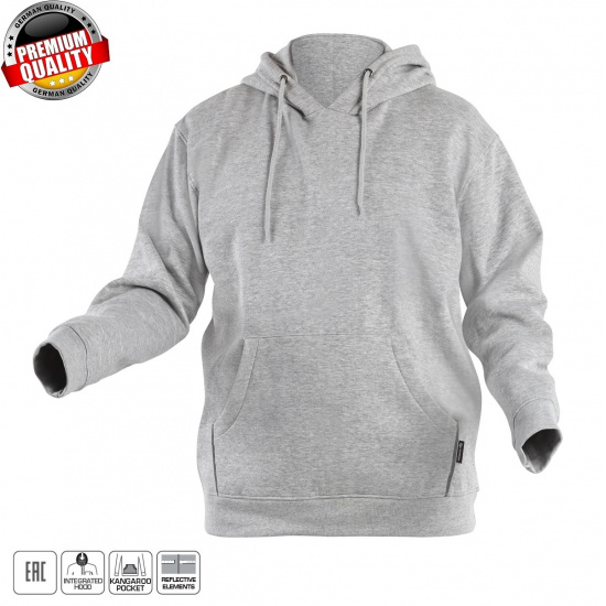 Большое фото товара - HOEGERT NIERS толстовка хлопковая, серая, 3XL HT5K379-3XL, 43459. Вариант №1