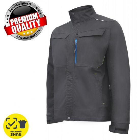 Большое фото товара - REETZ Куртка рабочая эластичная черная 3XL (58) HT5K823-4XL, 43996. Вариант №1