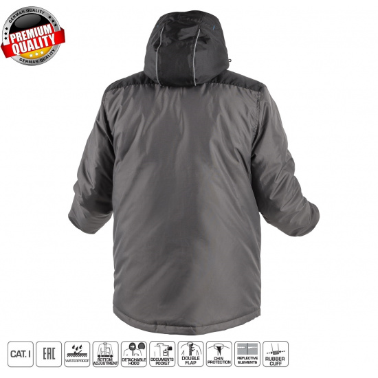 Большое фото товара - REN Куртка утепленная графит 4XL (60) HT5K241-4XL, 44842. Вариант №2