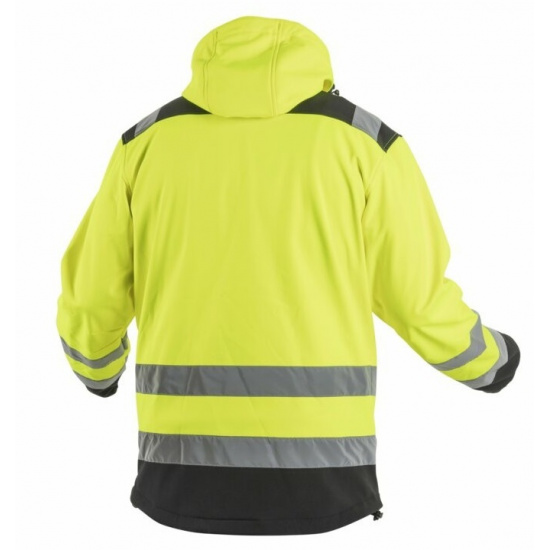 Большое фото товара - ARGEN Куртка сигнальная SOFTSHELL с капюшоном желтая L (52) HT5K257-L, 44985. Вариант №2