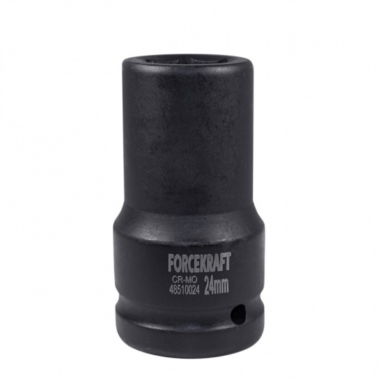 Большое фото товара - FORCEKRAFT Головка ударная глубокая 1'', 24мм (6гр.) FK-48510024, 51131. Вариант №1