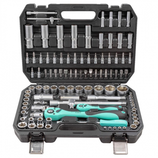 Большое фото товара - MAMEDFORCE Набор инструментов PROFI 108пр. 1/4",1/2"(6гр)(4-32мм) MF-41082-5, 54627. Вариант №2