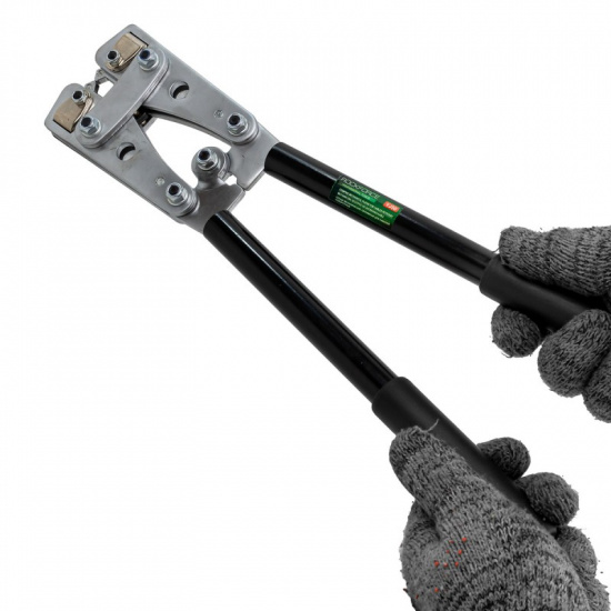 Большое фото товара - ROCKFORCE Клещи механические обжимные для кабелей поворотные RF-YJ50, 56567. Вариант №2