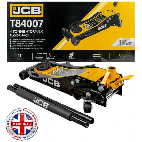Большое фото товара - JCB Домкрат подкатной гидравлический 4т JCB-T84007, 58568. Вариант №1