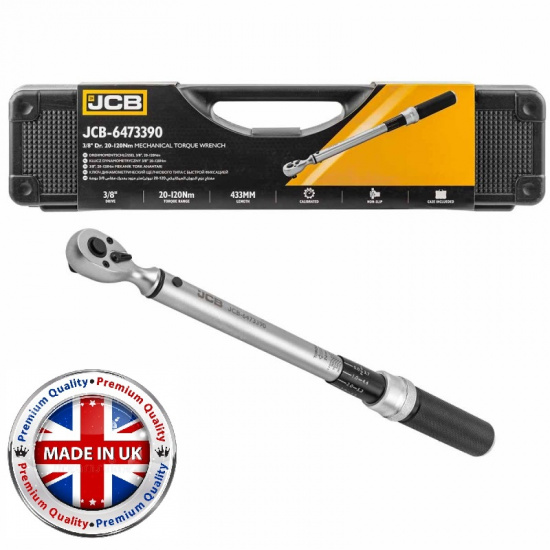 Большое фото товара - JCB Ключ моментный 20-120Нм, 3/8" JCB-6473390, 58598. Вариант №1
