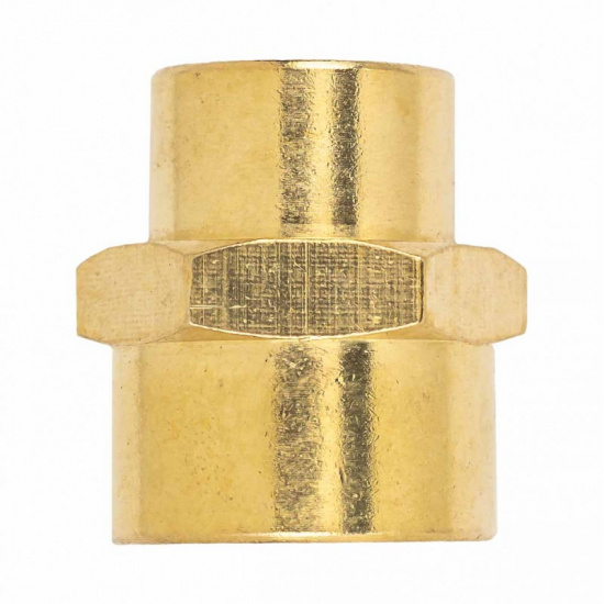 Большое фото товара - Соединитель резьбовой внутр. резьба 1/4" x 1/8" F-FF04/02, 58744. Вариант №2