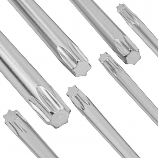 Большое фото товара - Набор ключей TORX Г-образных длинных 7пр. JCB-5071L, 60961. Вариант №4