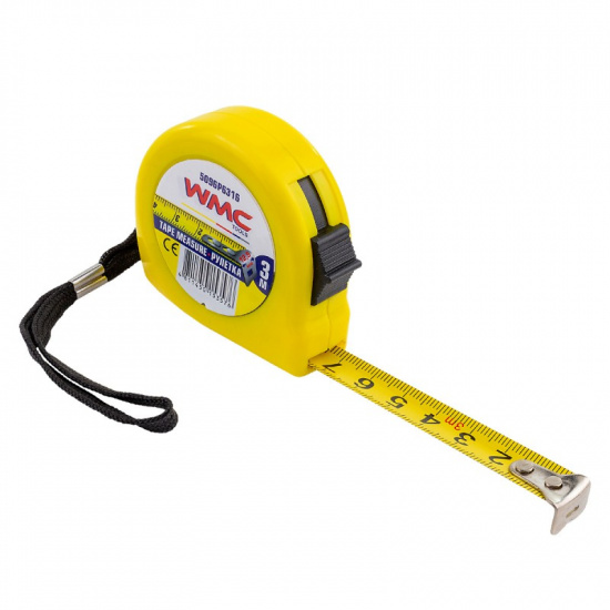 Большое фото товара - WMC TOOLS Рулетка 3м WMC-5096P6316, 61012. Вариант №1