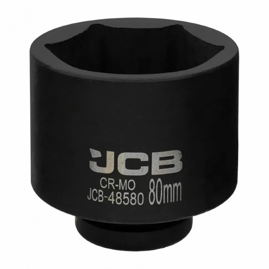 Большое фото товара - JCB Головка ударная 1", 80мм (6гр.) JCB-48580, 61061. Вариант №1