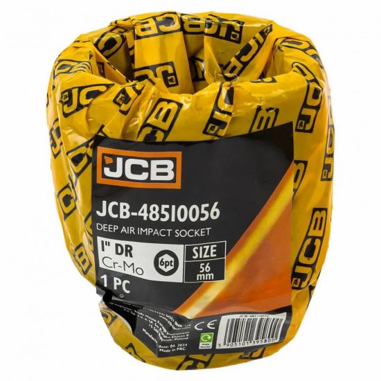 Большое фото товара - Головка ударная глубокая 1", 55мм (6гр.) JCB-48510055, 62556. Вариант №3